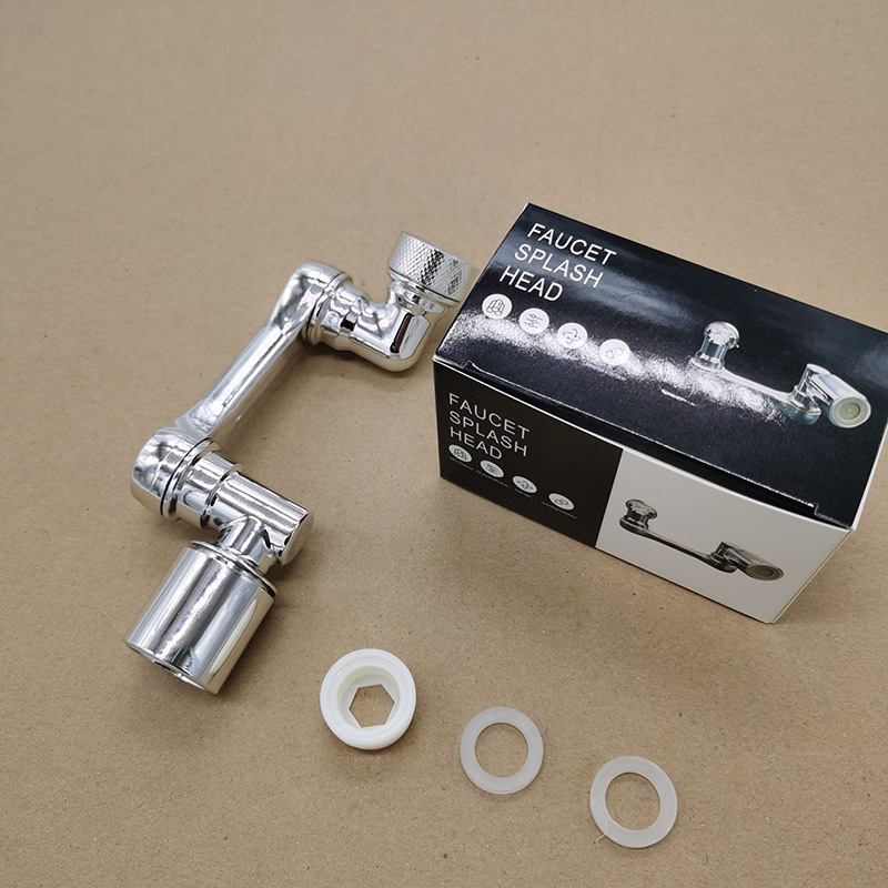 Mechanical arm, universal rotating splash-proof faucet, bubble maker, filter extender, multi-functional faucet and shower head converter details Picture