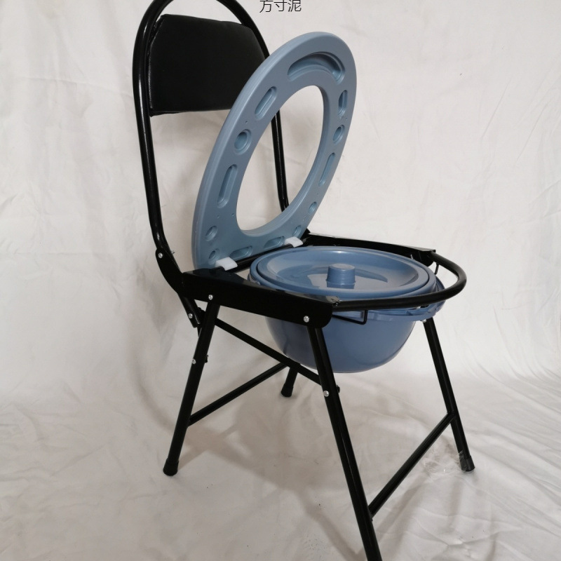 Folding toilet chair for the elderly, pregnant women, squat toilet, disabled toilet, new household toilet, household elderly supply chain details Picture