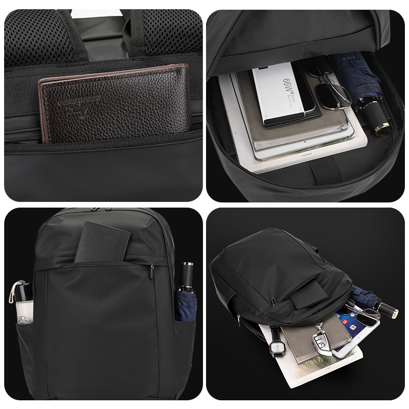 The new WEPOWER business backpack is a simple and casual middle school backpack with a large capacity for commuting and computer use Application Scenario