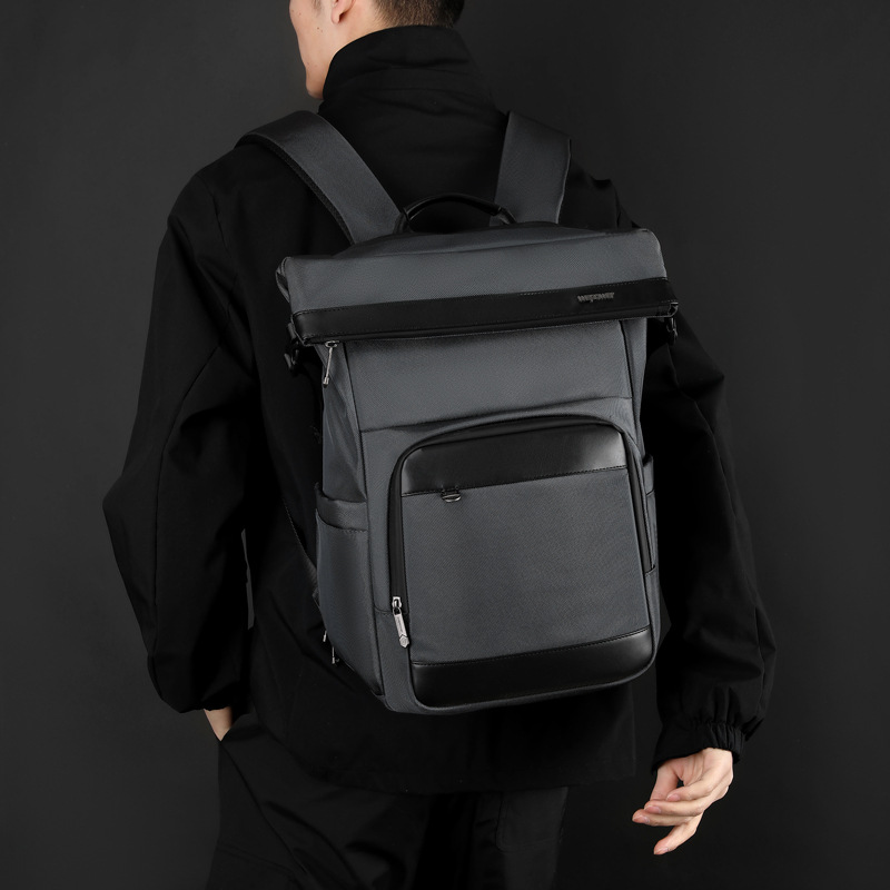 WEPOWER's new business backpack, men's fashion college backpack, water-resistant laptop backpack Specification drawing