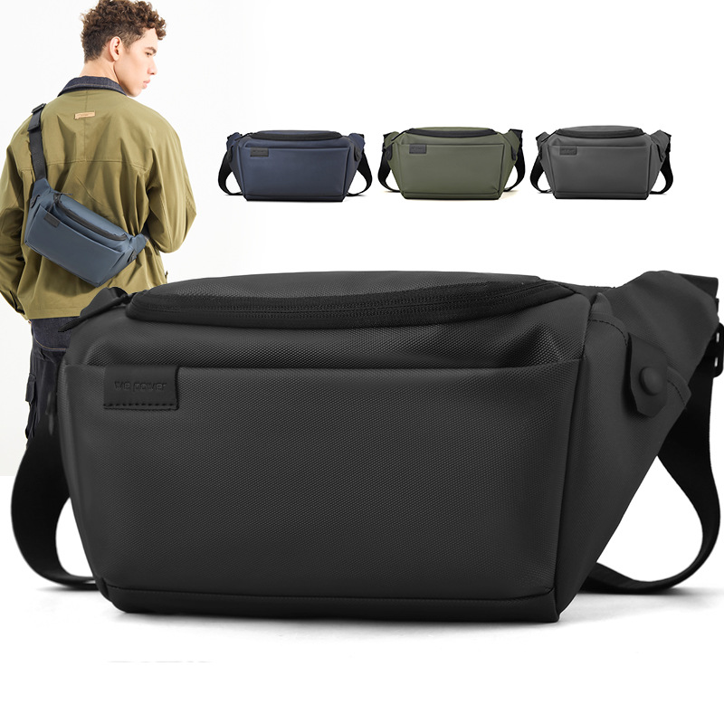 WEPOWER's new crossbody bag is a trendy men's single-shoulder bag, a high-end and fashionable waist bag, and a daily commuting crossbody bag full figure