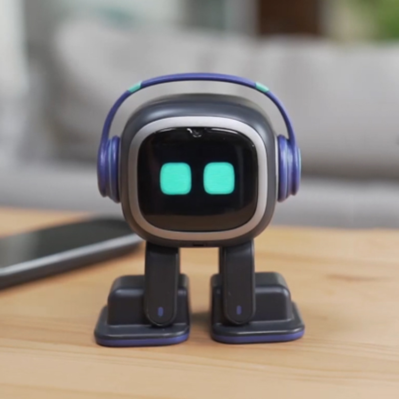 In-stock emo robot, intelligent emotional interaction, voice dialogue, ai desktop toy, children's companion, electronic pet details Picture