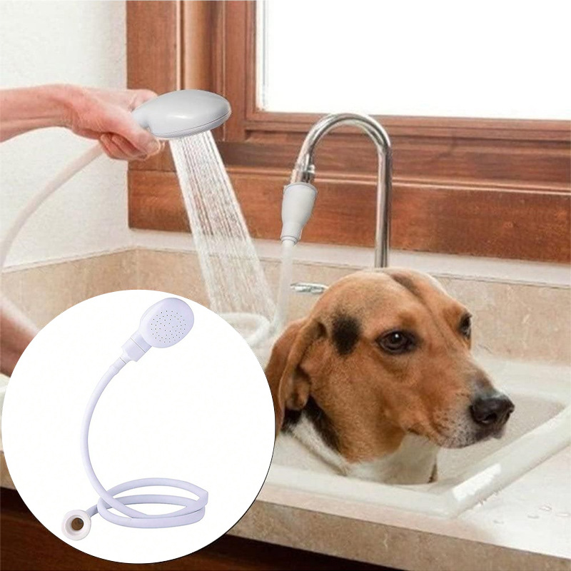 Cross-border dormitory simple quick-connect faucet, multi-functional connector, hair wash, shower head, pet shower head, shower head full figure
