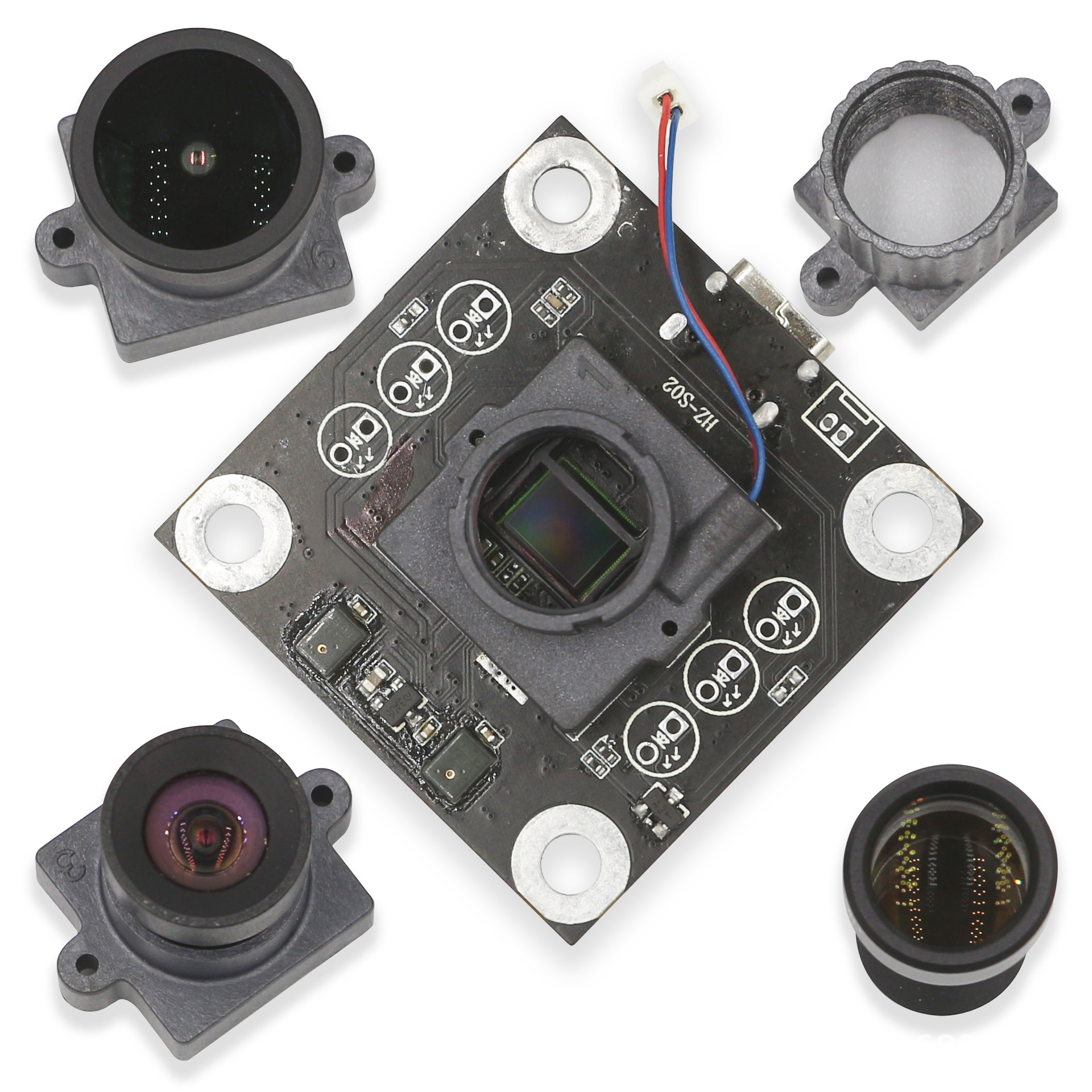 Factory special offer: 1.3-megapixel 200fps ultra-high frame rate camera module with global shutter JX-S02 Specification drawing
