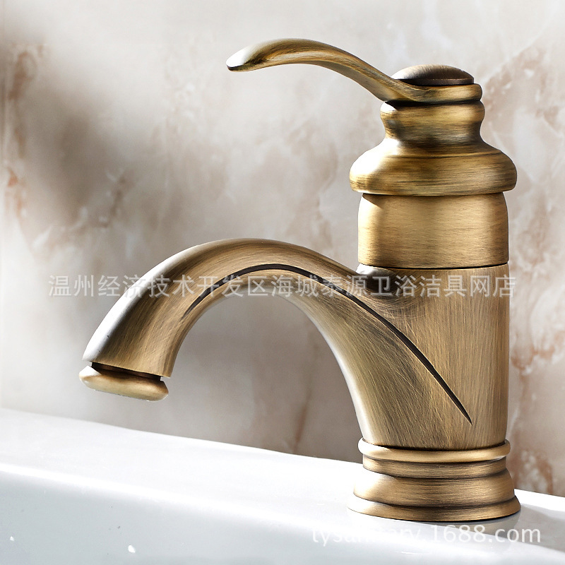 European-style antique washbasins and faucets, retro bathroom cabinets, washbasins and faucets, cross-border Amazon factory export wholesale full figure