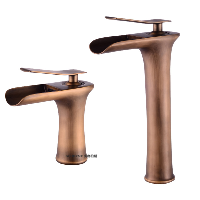 Nordic countertop basin, underside basin faucet, bathroom basin faucet, hot and cold waterfall faucet, bathroom faucet Item Picture