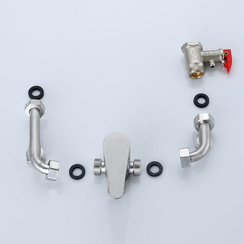 Electric water heater mixing valve, household shower head set, hot and cold water faucet switch U-shaped valve for bathing Application Scenario