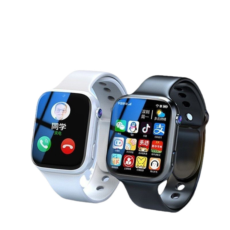 Xiaomi and Huawei mobile phones are suitable for large-screen dual-camera children's smart smartwatches. Junior high school and high school students can insert cards Item Picture