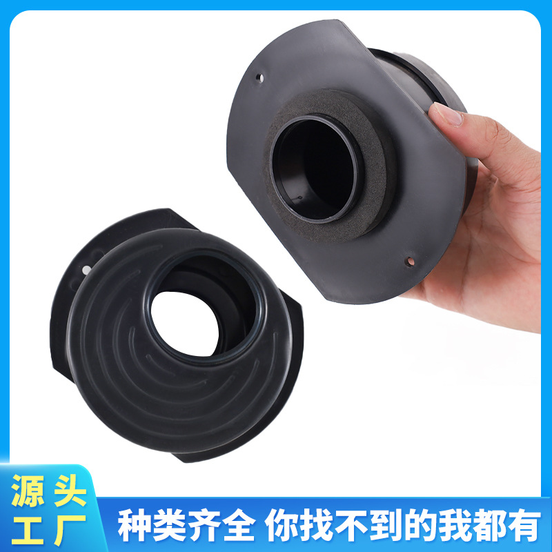 The wall-mounted Korean vertical modern and simple anti-odor offset drainage urinal with flange seal Specification drawing