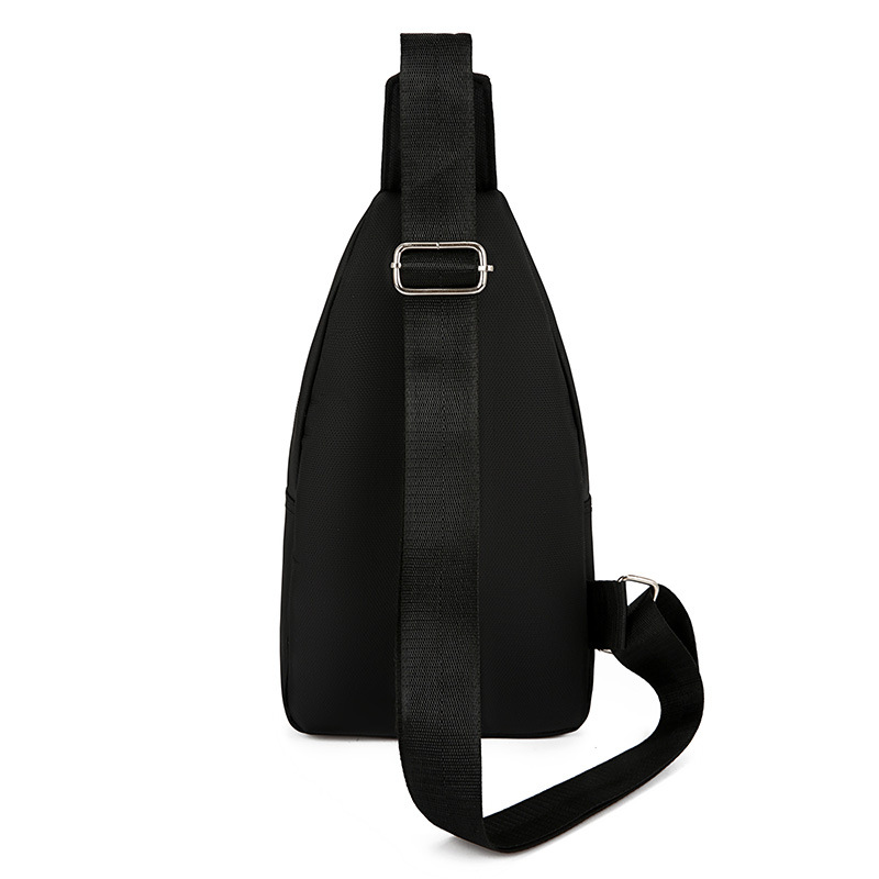 Cross-border men's waterproof and wear-resistant chest bag, simple and versatile, casual business Oxford fabric crossbody bag manufacturer wholesale and consignment Item Picture
