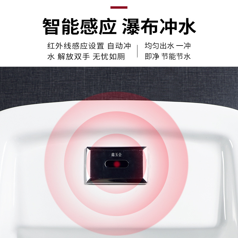 Factory direct sales of wall-mounted urinals, sensor urinals, floor-standing ceramic men's household adult urinals details Picture