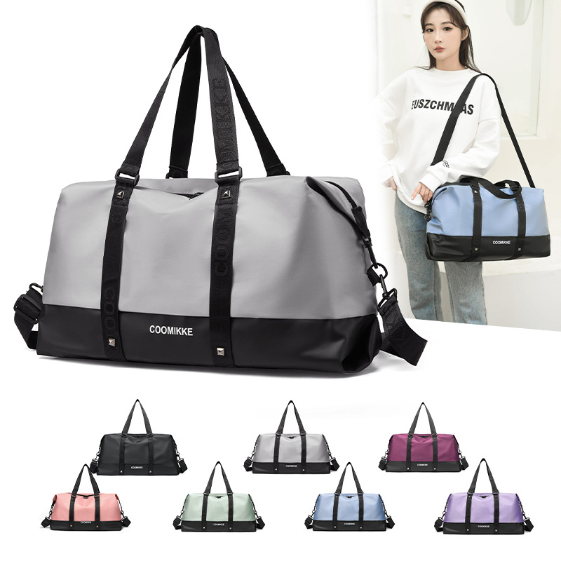Large-capacity fitness bag, multi-functional outdoor travel bag, unisex, short business trip single-shoulder bag, fashionable crossbody bag Specification drawing