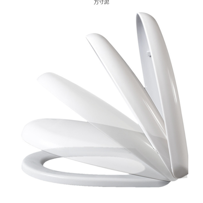 Universal household toilet seat covers, thickened flush toilet seat covers, old-fashioned U-shaped toilet seats, toilet accessories Item Picture