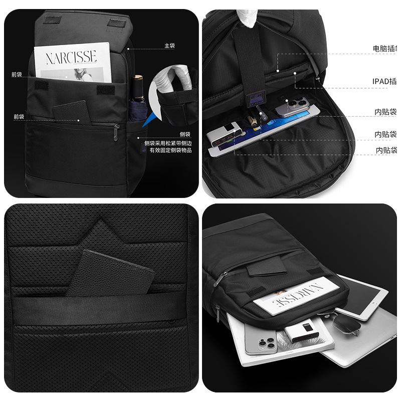 WEPOWER's new business commuting backpack, water-resistant backpack, and fashionable laptop backpack for business trips Application Scenario