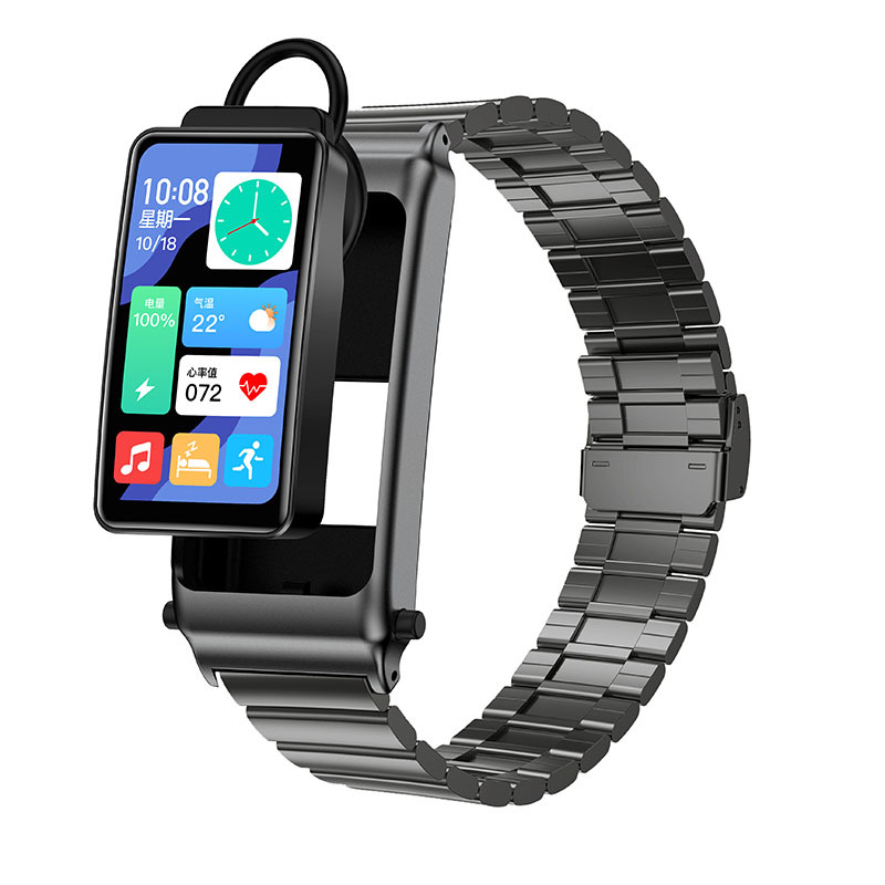 K80 smart bracelet features a high-definition large screen, a vast array of watch faces, Bluetooth calls, heart rate and blood sugar measurement, and one-stop delivery service Application Scenario