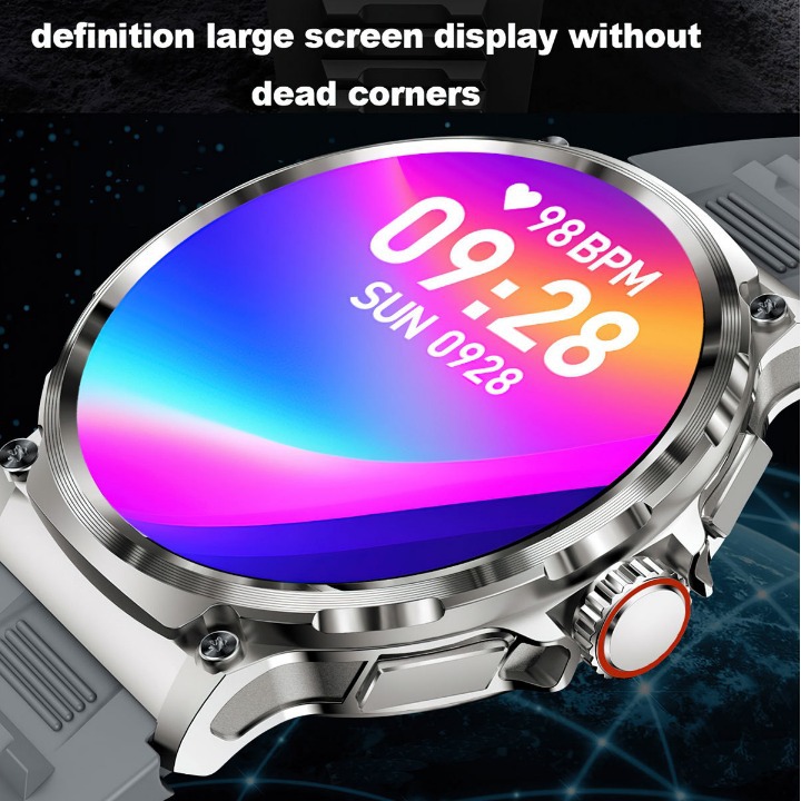 New V69 Bluetooth call smartwatch with 360*360 large screen, heart rate, blood oxygen and multi-activity smartwatch Specification drawing