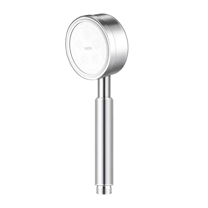 304 stainless steel showerhead set, hand-held pressurized showerhead, shower pipe disassembly, cleaning and descaling showerhead Item Picture