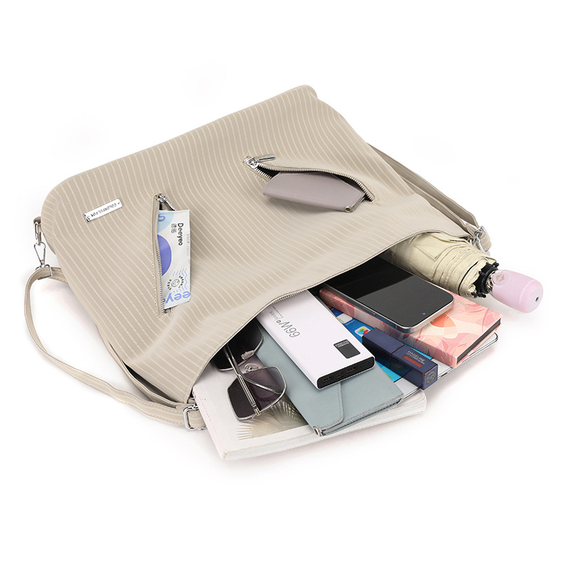 Colorful Fox niche texture soft leather large-capacity backpack, casual multi-functional backpack, single-shoulder crossbody bag Item Picture