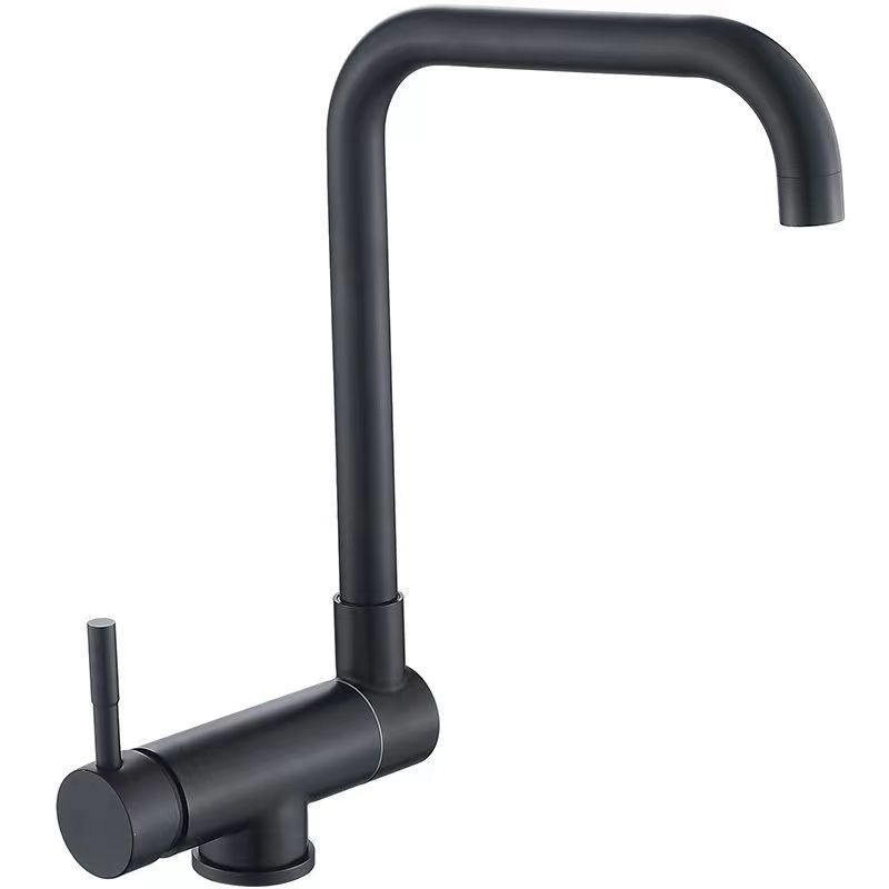 kitchen tap304 stainless steel kitchen faucet, rotatable faucet for household sink with window Item Picture