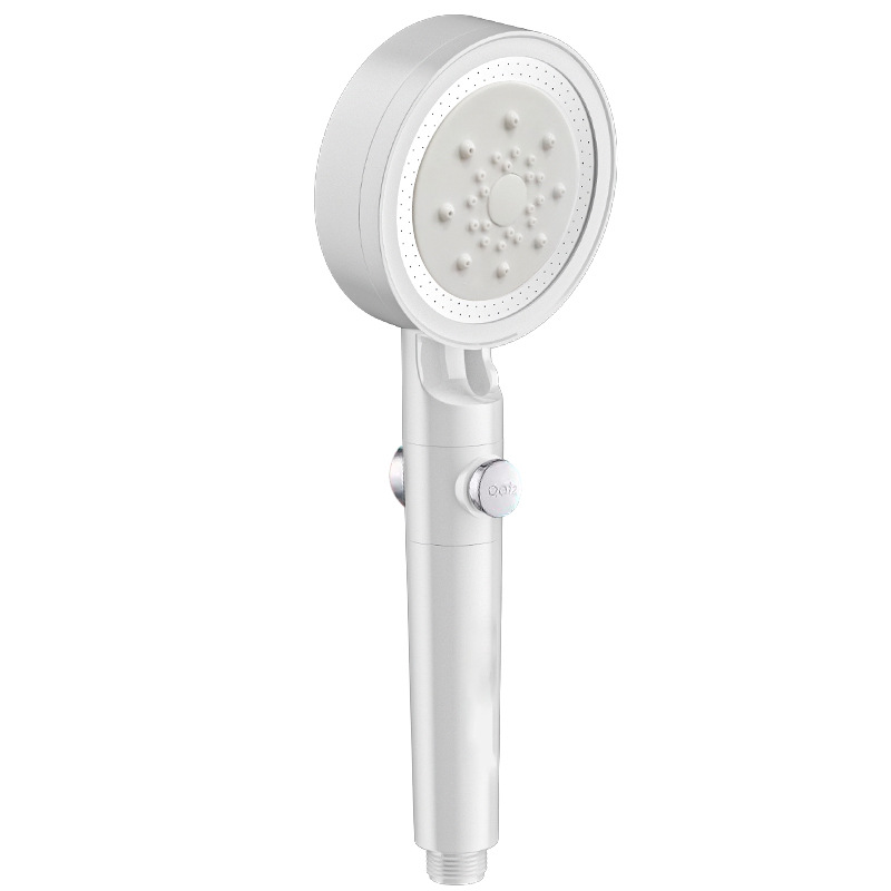 New pressurized shower head, household filter, shower heater, bath, bathroom steel plate pressurized rain shower head Item Picture