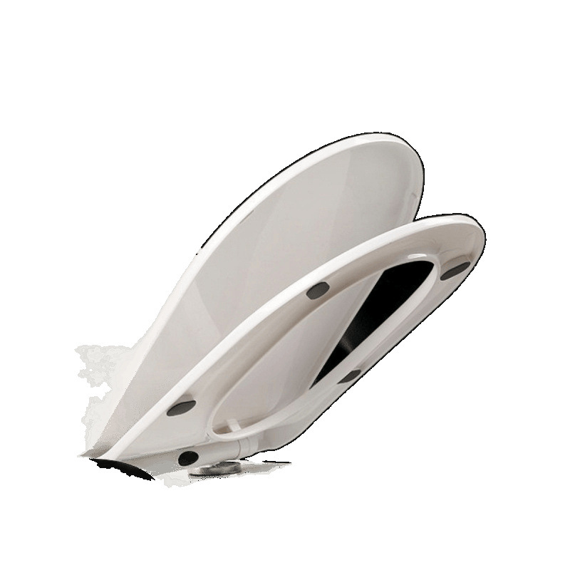 General toilet seat cover antibacterial silent urea-formaldehyde thickened seat ring household descent buffer accessories factory wholesale one piece Item Picture