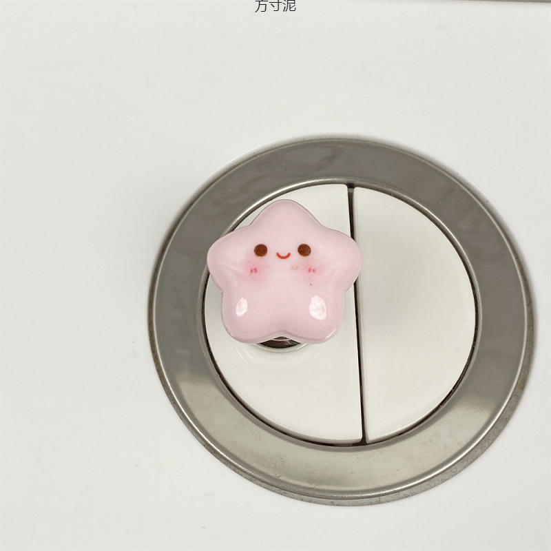 Bucket press, long nail button, special for nail art, universal bathroom flush switch auxiliary factory, cross-border wholesale full figure