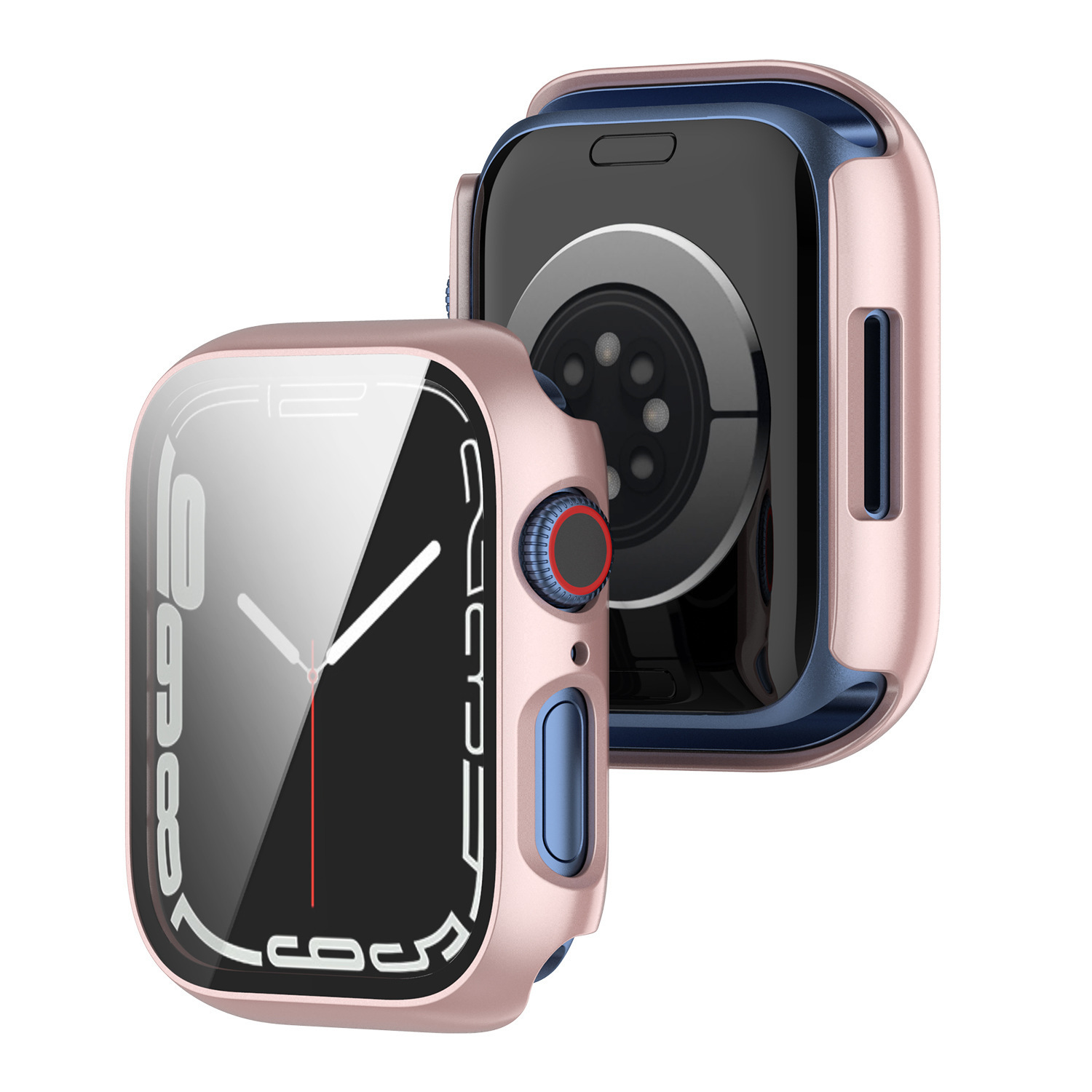 Applicable to the 9th generation Apple Watch Series7 protective case PC+ tempered case 41mm 45mm Item Picture