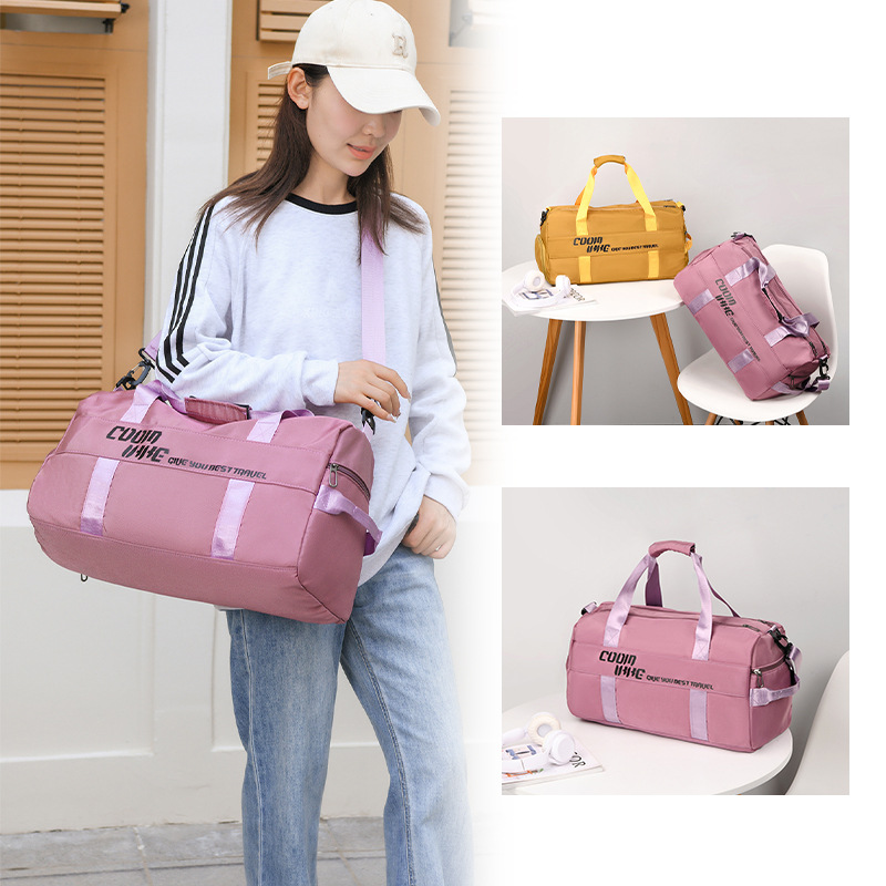 Wholesale fitness bags, dry and wet separation training backpacks, women's large-capacity swimming bags, carry-on luggage and travel bags Specification drawing