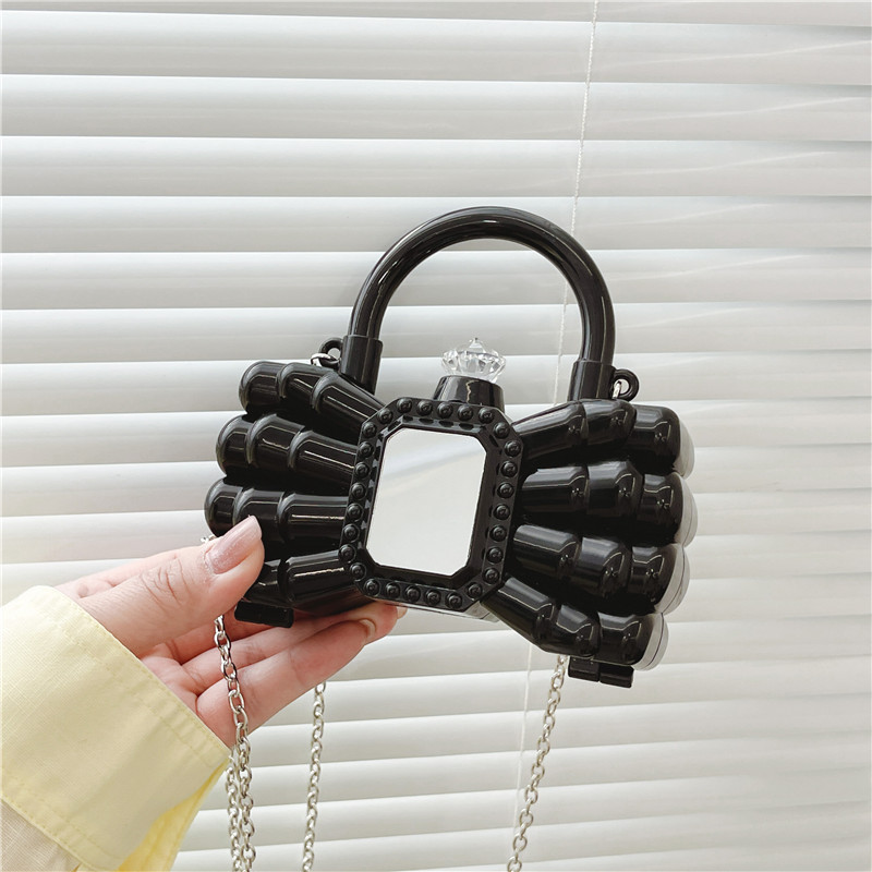 The 2025 summer new bow women's bag is a versatile and elegant lipstick bag, a fashionable single-shoulder and trendy crossbody bag Specification drawing