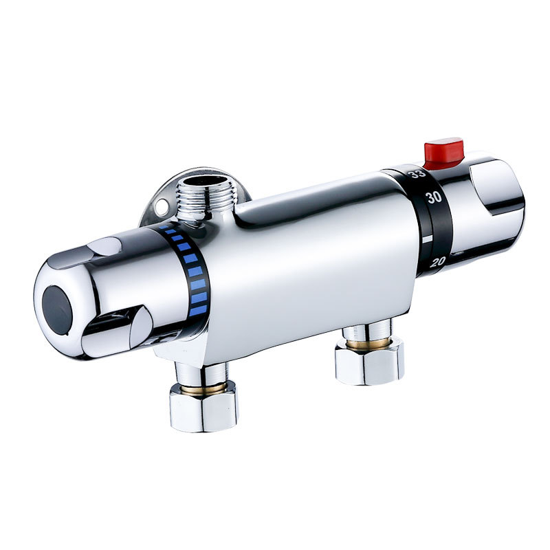 Intelligent thermostatic valve, exposed pipe shower, hot and cold water faucet, solar water heater mixing valve, exposed mixing valve Item Picture