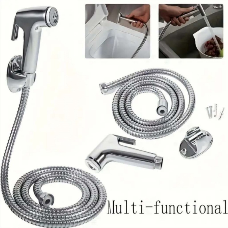 Toilet flushing spray gun, faucet companion flushing device, bathroom water tank high-pressure water gun, toilet nozzle for household use full figure