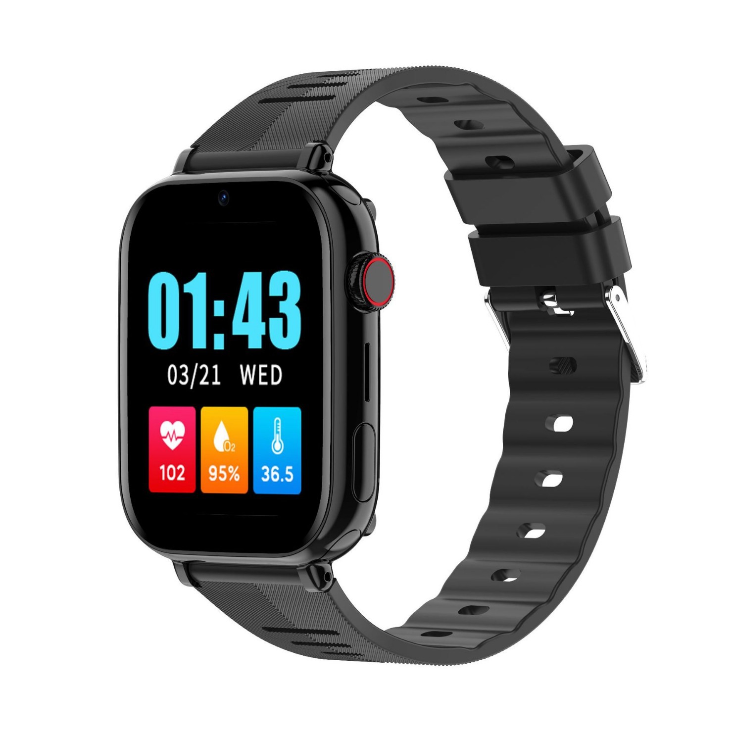 Cross-border e-commerce overseas version anti-wandering location, language video, elderly wristband, English version, health Specification drawing