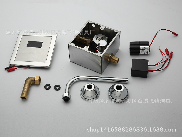 Fully automatic in-wall urinal sensor, urinal sensor flushing valve, embedded urinal flushing device Specification drawing