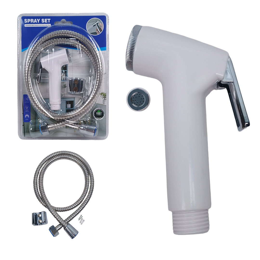 Washbasin, spray gun, nozzle, toilet spray gun set, shower head, pressurized flush, toilet faucet set with aluminum Item Picture