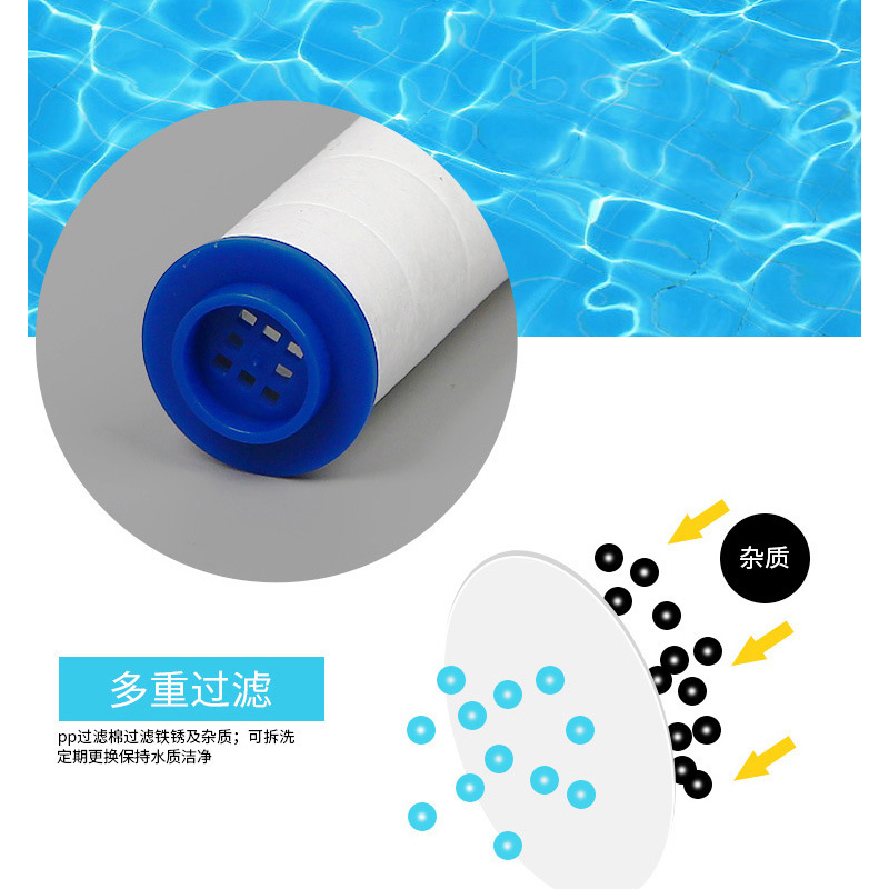 Pressurized nozzle filter cotton core, shower head water purification filter core, faucet tap water purification PP cotton filter core Specification drawing