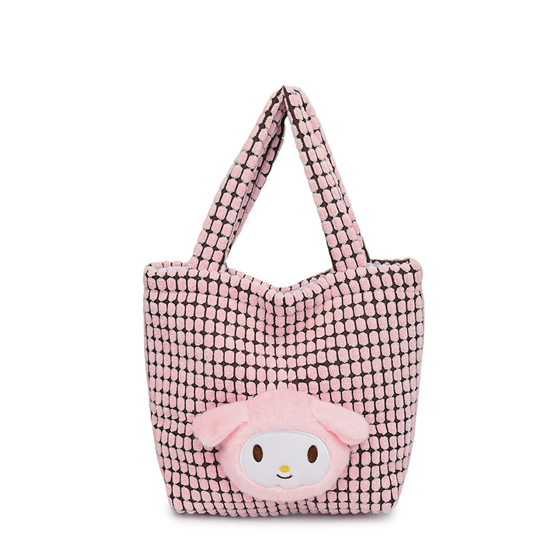New pickup Bala handbag, claw doll, plush bag, cute college student fashion cartoon bag wholesale Item Picture