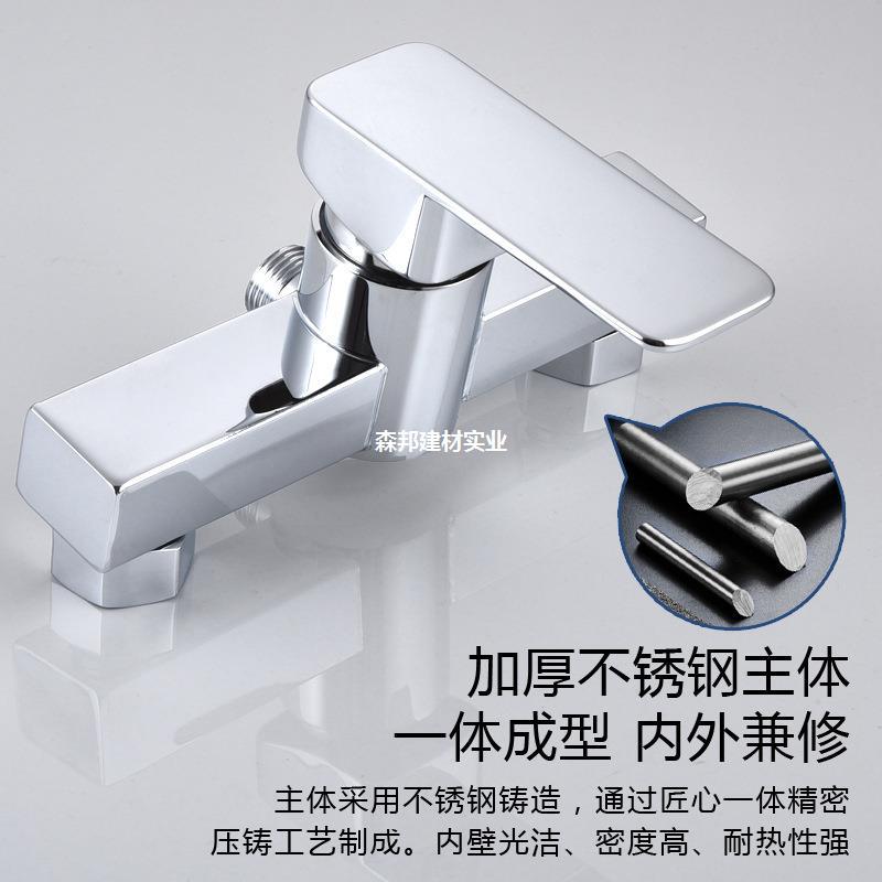 Wholesale and direct sales of Sifang heavy-duty shower faucet, cold and hot water concealed mixing valve, Nan 'an Plumbing Factory details Picture
