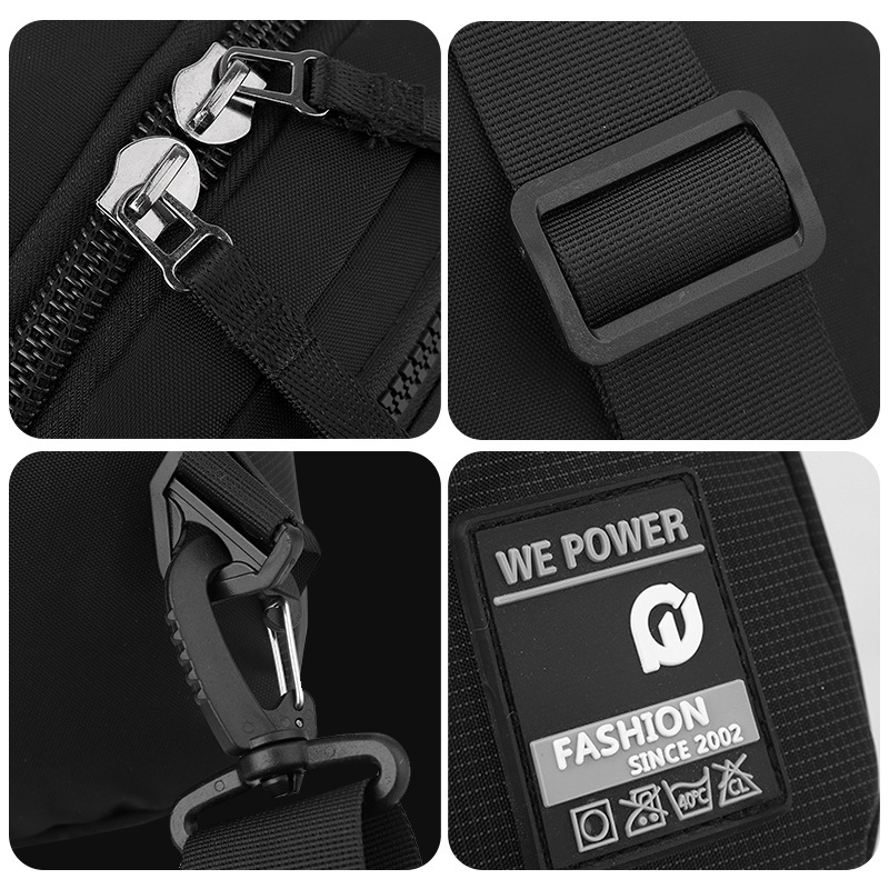 WEPOWER's new trendy and fashionable chest bag, travel versatile crossbody bag, single-shoulder bag, personalized men's bag, chest bag Application Scenario