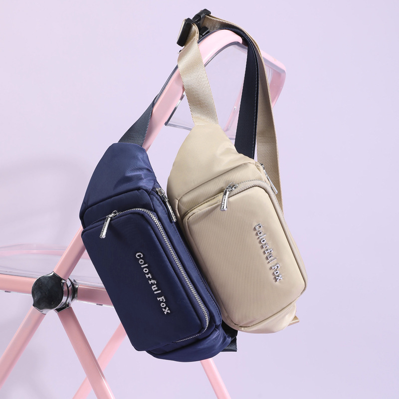 Colorful Fox's new women's chest bag, fashionable and casual key phone case, multi-layer portable cash register waist bag Application Scenario