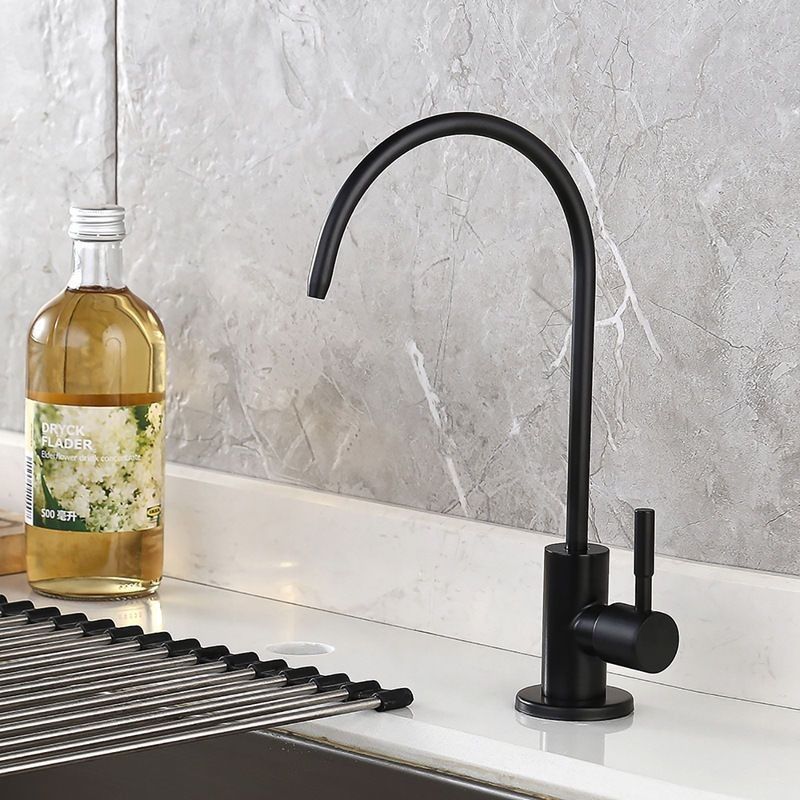 Household light luxury 304 stainless steel 201 single cooling 2-inch joint valve core direct drinking water faucet factory full figure