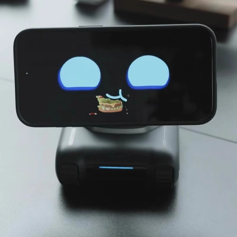LOOI robot Smart desktop robot, mobile phone AI, face recognition, gesture interaction, voice dialogue, purchasing agent Specification drawing