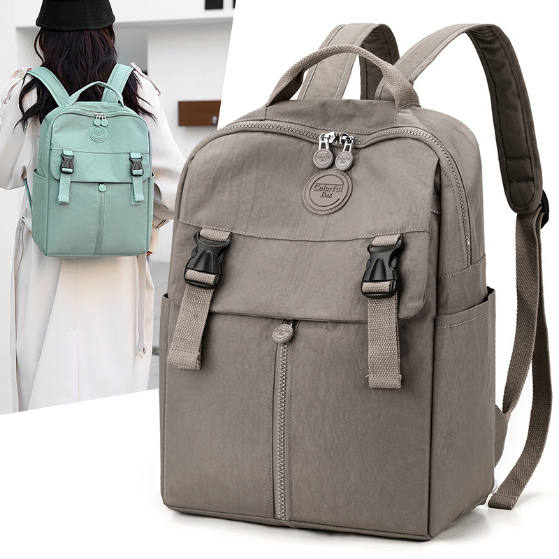 Colorful Fox's new large-capacity backpacks, outdoor casual water-resistant backpacks, and school bags for men, women and students full figure