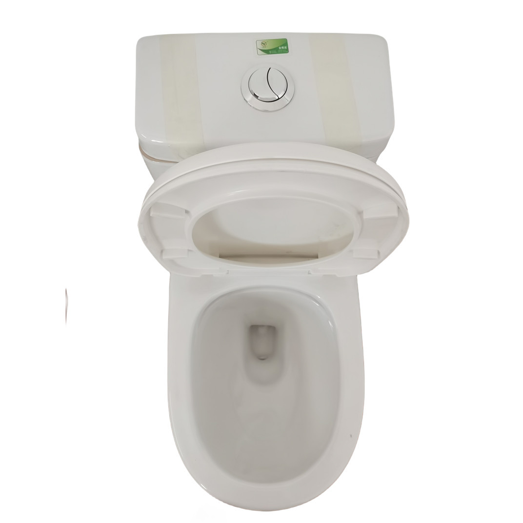 Wholesale of large-diameter super vortex siphon toilet, silent water-saving ceramic sitting toilet, anti-odor sitting toilet details Picture