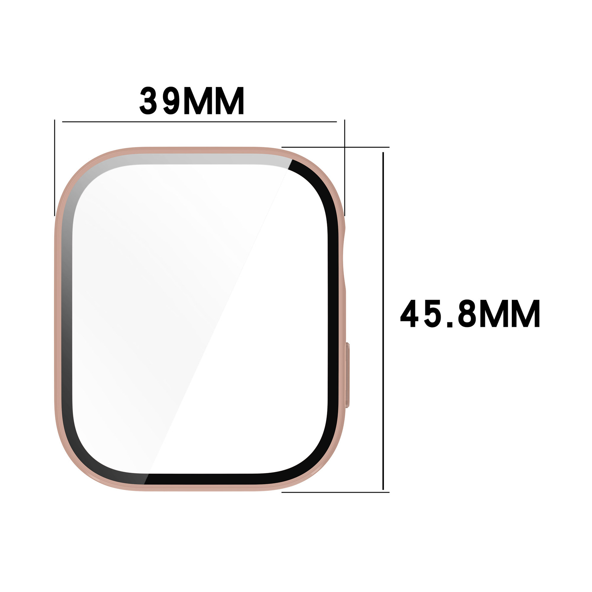 Applicable to HUAWEI WATCH FIT3 watch case TPU full-coverage protective case, Huawei FIT3 one-piece protective soft case details Picture