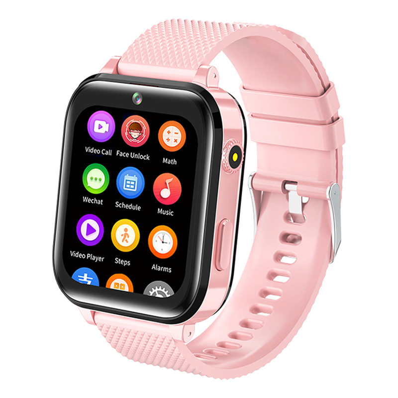 1.7-inch IPS pink cross-border children's watch smartwatch SOS photo positioning video call smartwatch Specification drawing