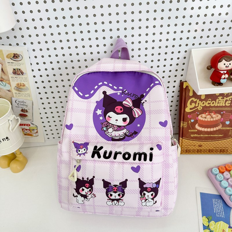 2024 New children's backpack, cartoon kindergarten schoolbag, large capacity, versatile for girls, student backpack, cross-border batch Specification drawing