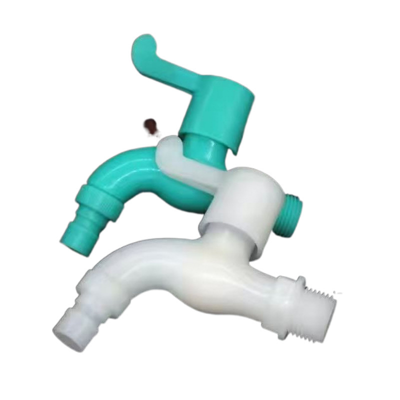 Anti-freezing and frost-resistant faucet, sun-resistant and UV-resistant, emerald green, plastic for washing machine mop sink, one piece with free shipping Item Picture