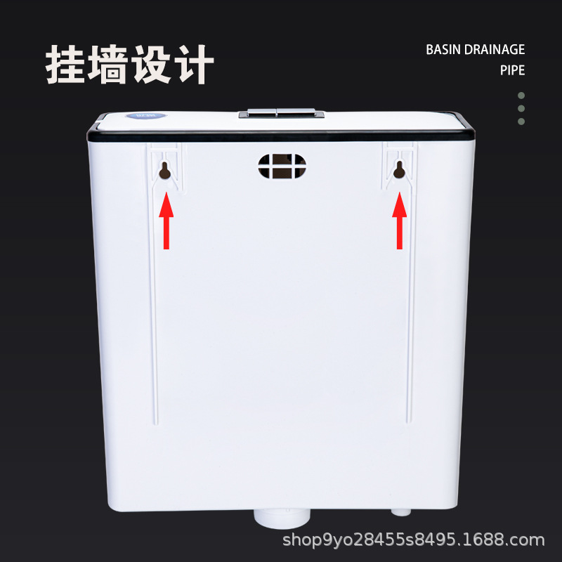Household squat toilet, toilet water tank, bathroom thickened wall-mounted water tank, toilet squat pit project, flushing water tank Application Scenario