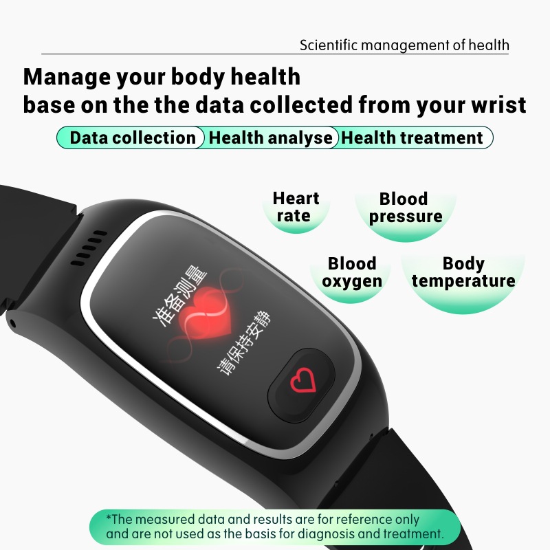 The health smartwatch features 4G full-network GPS positioning, heart rate and blood oxygen tracking, fall alarm, and anti-drop function for elderly people living alone details Picture