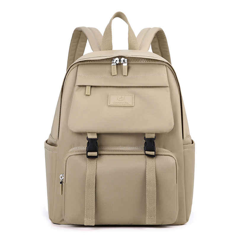 Colorful Fox large-capacity travel Backpack, women's fashionable and trendy backpack, multi-layer water-resistant schoolbag Item Picture